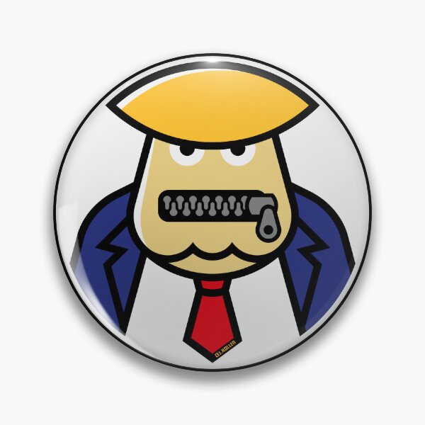 Item preview, Donald Trump (Zipper / Caricature / Icon / NEG) designed and sold by Roderix.