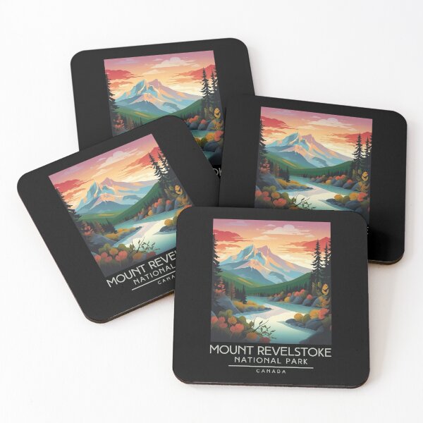 Item preview, A Vintage Illustration of Mount Revelstoke National Park - Canada designed and sold by GoodOldVintage.