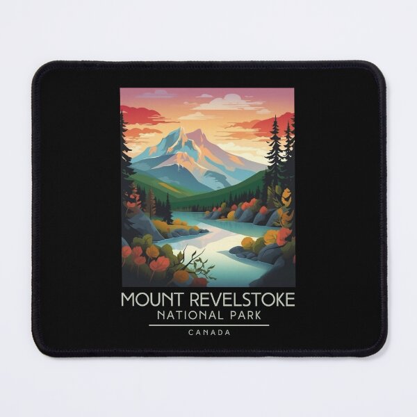 Item preview, A Vintage Illustration of Mount Revelstoke National Park - Canada designed and sold by GoodOldVintage.