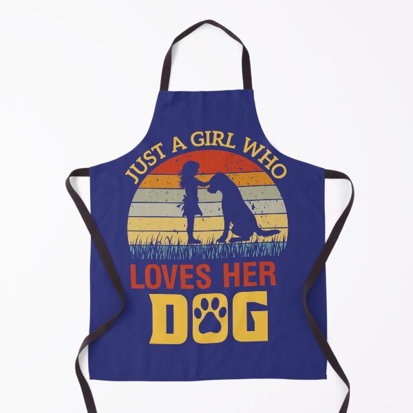 Item preview, just a girl, and her dog, dog, girl, girl and dog, just, a girl love her dog, just a girl and her dog designed and sold by happinesproject.
