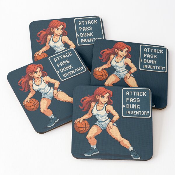 Item preview, Turn-Based Pixel Basketball Heroine designed and sold by Rheves.
