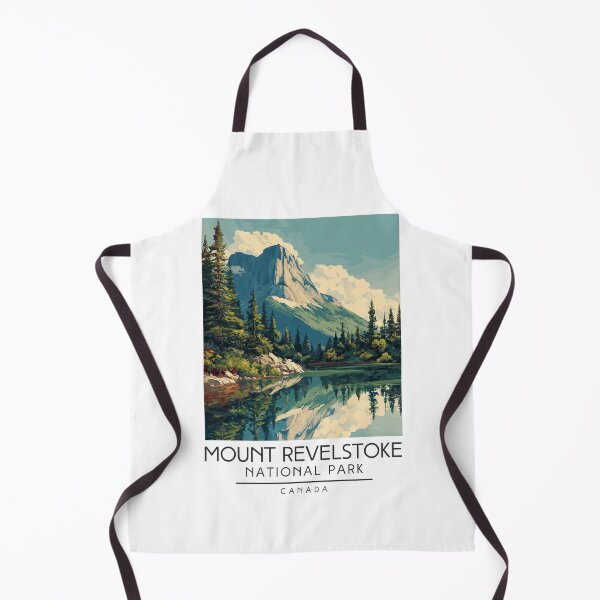 Item preview, A Vintage Illustration of Mount Revelstoke National Park - Canada designed and sold by GoodOldVintage.