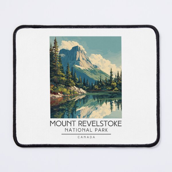 Item preview, A Vintage Illustration of Mount Revelstoke National Park - Canada designed and sold by GoodOldVintage.