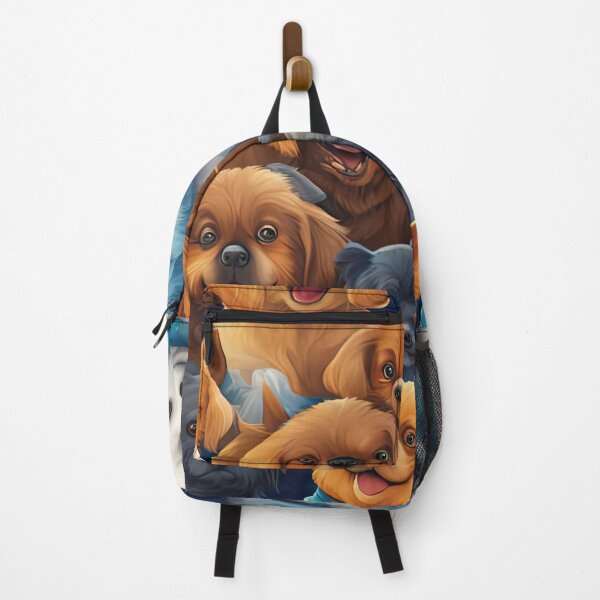 Item preview, Folk Art Field of Puppies designed and sold by Colin Bentham.