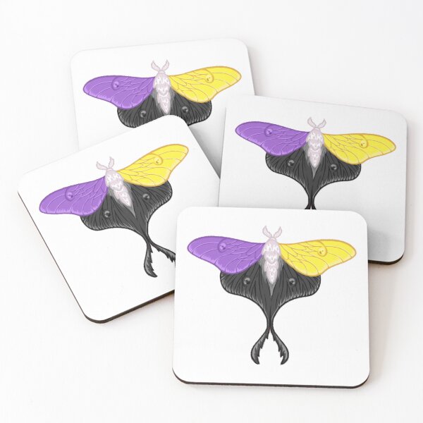 Item preview, Moth - Non Binary Flag designed and sold by BakedNoodle.