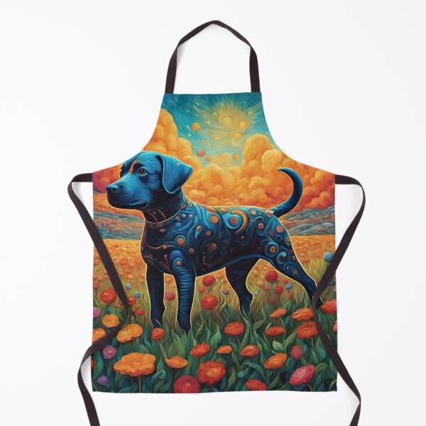 Item preview, Folk Art Field of Puppies designed and sold by Colin Bentham.