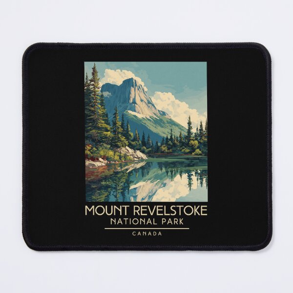 Item preview, A Vintage Illustration of Mount Revelstoke National Park - Canada designed and sold by GoodOldVintage.