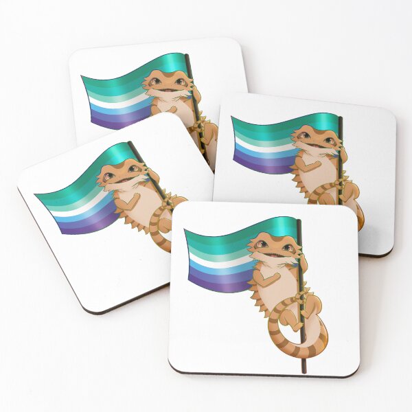 Item preview, Gay Pride Flag Bearded Dragon designed and sold by CharlizardxD.
