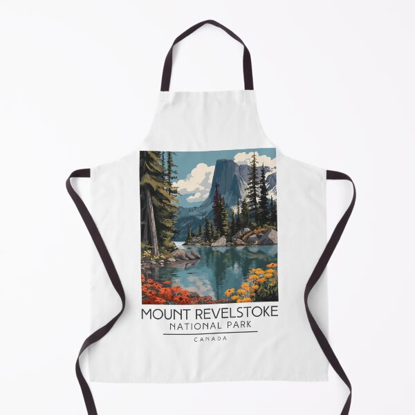 Item preview, A Vintage Illustration of Mount Revelstoke National Park - Canada designed and sold by GoodOldVintage.