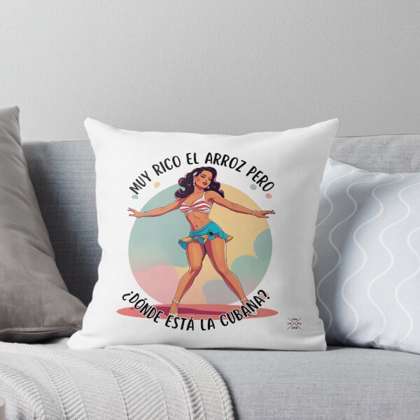 Item preview, Delicious Rice… But Where’s the Cuban? PART 4  – Bold Retro Spanish Joke designed and sold by SINTAPUJOS.
