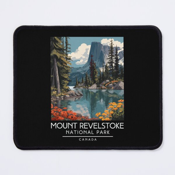 Item preview, A Vintage Illustration of Mount Revelstoke National Park - Canada designed and sold by GoodOldVintage.