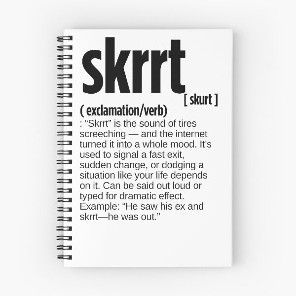 Item preview, Skrrt Definition. designed and sold by JustiesDesigns.