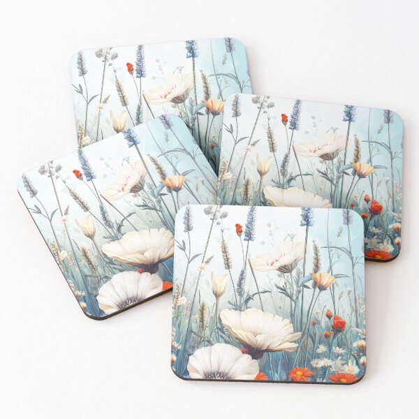 Item preview, Wildflower Meadow Evergreen flowers #nature designed and sold by JBJart.