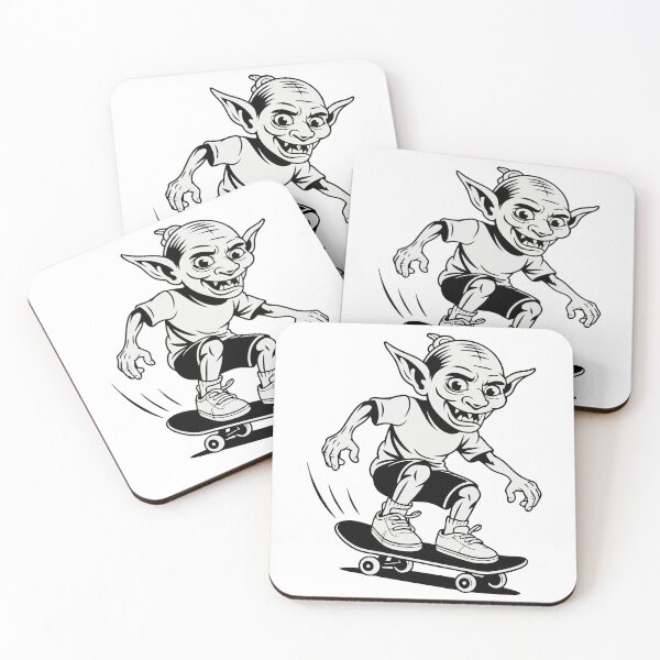 Item preview, Mischievous Elf on Skateboard – Cartoon Vector Character designed and sold by AFernandesDSG.