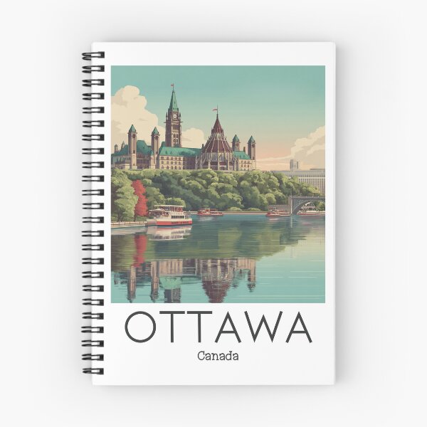 Item preview, A Vintage Illustration of Ottawa - Canada  designed and sold by GoodOldVintage.