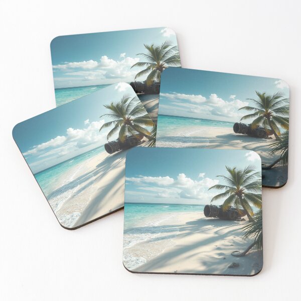 Item preview, Lost technology meets paradise – contrasts between industry and nature on a sunny beach designed and sold by FotoworldEdel.