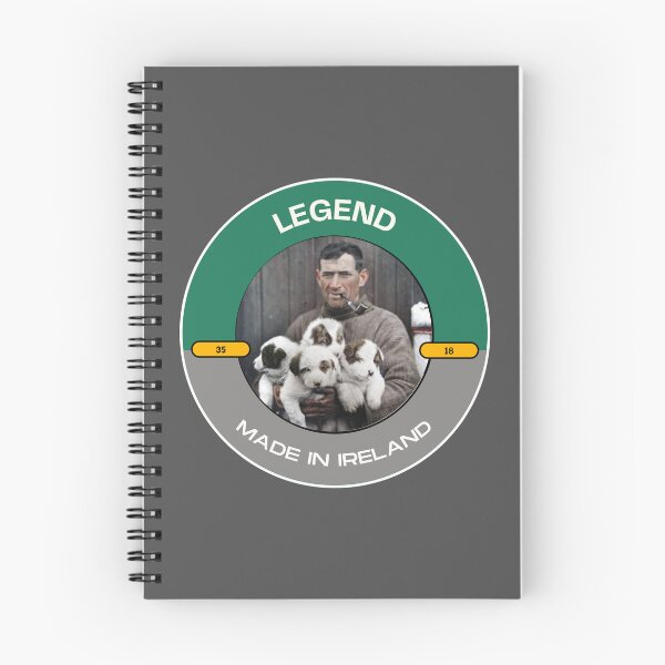Item preview, Tom Crean puppies Legend - Made in Ireland (White border for dark coloured backgrounds) designed and sold by CreanishThings.