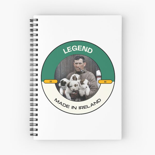 Item preview, Tom Crean puppies Legend - Made in Kerry (Black border for light coloured backgrounds) designed and sold by CreanishThings.