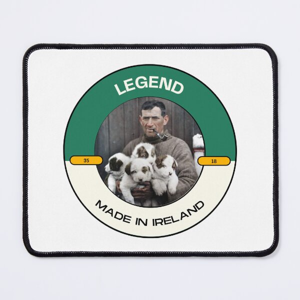 Item preview, Tom Crean puppies Legend - Made in Kerry (Black border for light coloured backgrounds) designed and sold by CreanishThings.