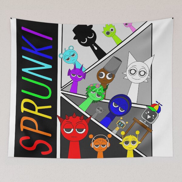 Item preview, Colorful beatbox monsters second design designed and sold by Les ateliers Miloja.