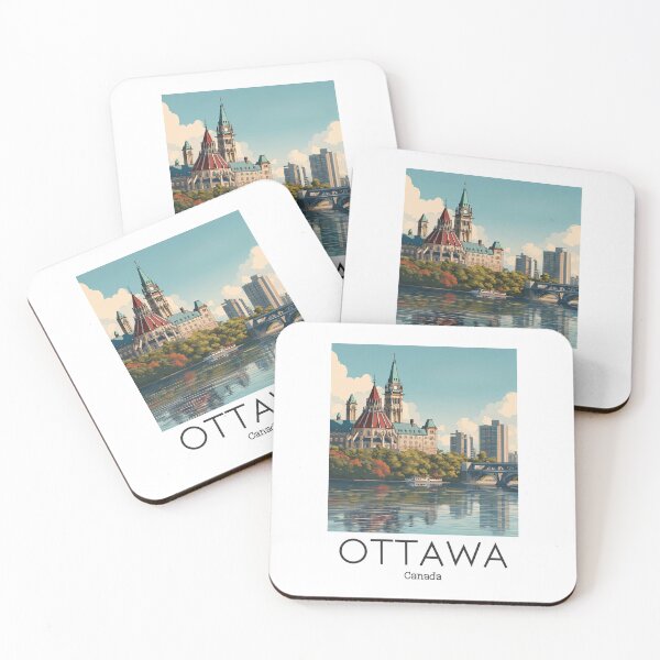 Item preview, A Vintage Illustration of Ottawa - Canada  designed and sold by GoodOldVintage.