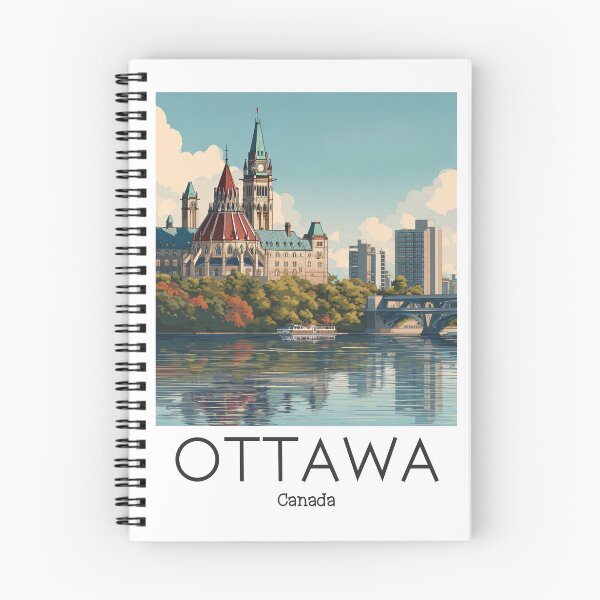 Item preview, A Vintage Illustration of Ottawa - Canada  designed and sold by GoodOldVintage.