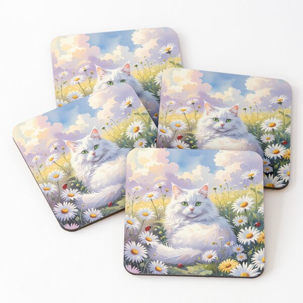 Item preview, Whiskers in the Wild Daisies designed and sold by Mos Thainique.