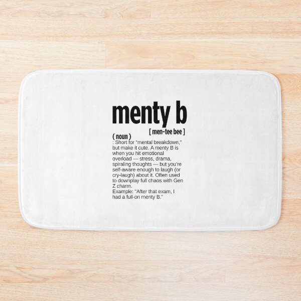 Item preview, Menty B Definition. designed and sold by JustiesDesigns.
