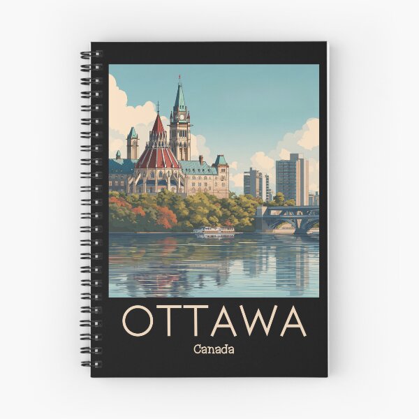Item preview, A Vintage Illustration of Ottawa - Canada  designed and sold by GoodOldVintage.