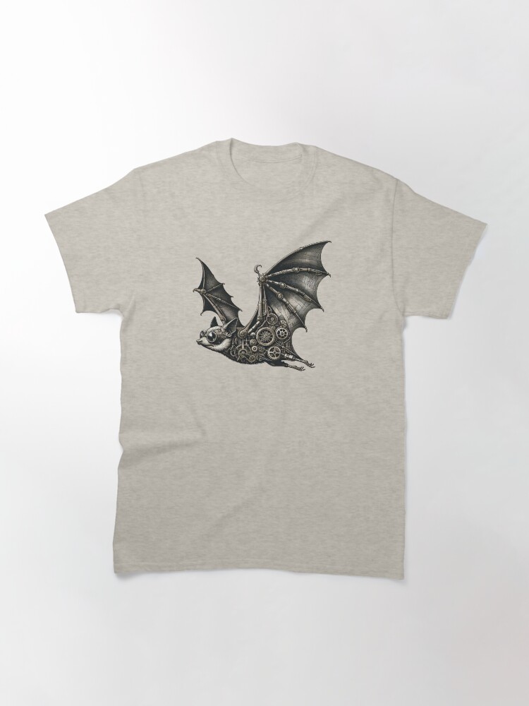 Thumbnail 3 von 7, Classic T-Shirt, Steampunk Sky Bat designt und verkauft von Kobeko.