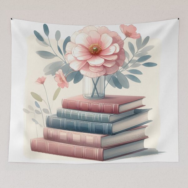 Item preview, Floral Books designed and sold by GraphicsClub.