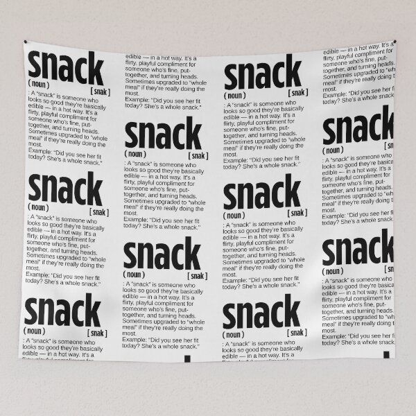 Item preview, Snack Definition. designed and sold by JustiesDesigns.