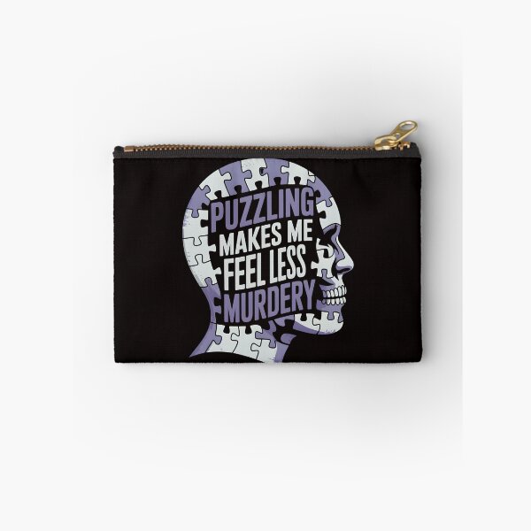 Item preview, Puzzling Makes Me Feel Less Murdery – Puzzle Mind Minimalist Shirt designed and sold by Slavicsoul.