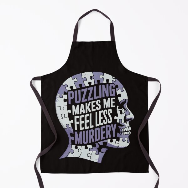 Item preview, Puzzling Makes Me Feel Less Murdery – Puzzle Mind Minimalist Shirt designed and sold by Slavicsoul.