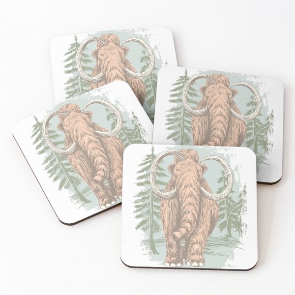 Item preview, Woolly mammoth illustration.  designed and sold by PrestonSquires.