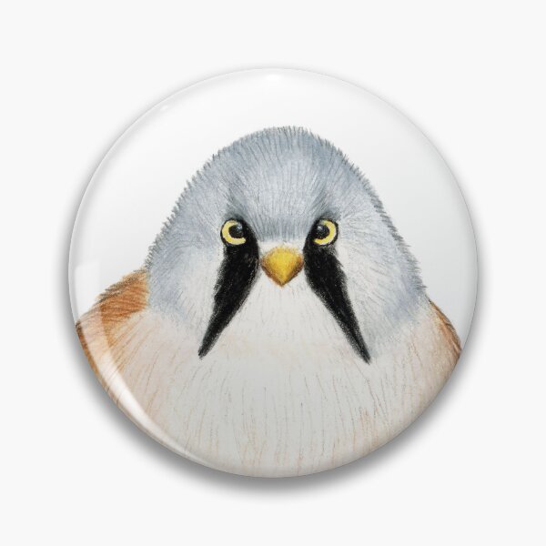 Item preview, Bearded Tit (Bearded Reedling) designed and sold by Holly Grogan Art.