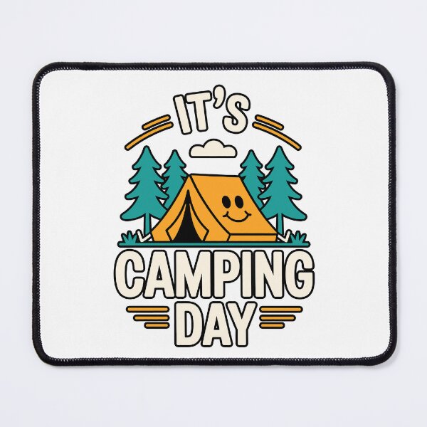 Item preview, It's Camping Day designed and sold by Traveldrawings.