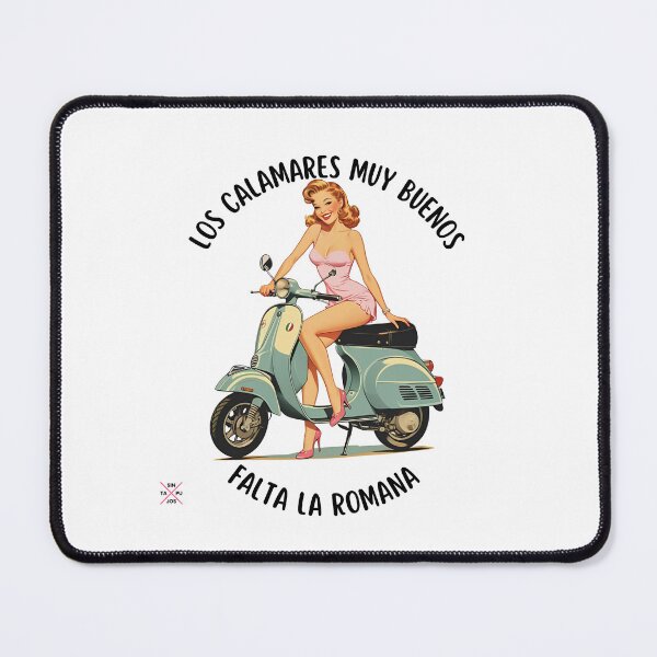 Item preview, Tasty Squid… But Where’s the Roman Girl? – Retro Food Spanish Joke designed and sold by SINTAPUJOS.