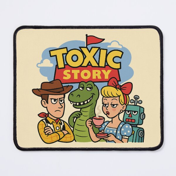Item preview, Toxic Story – Funny Toy Story Parody Design designed and sold by GirlyPopped.