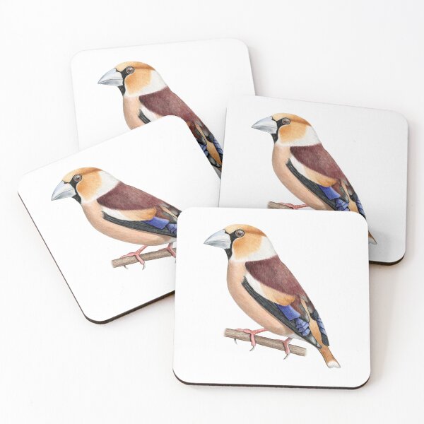Item preview, Hawfinch designed and sold by Holly Grogan Art.
