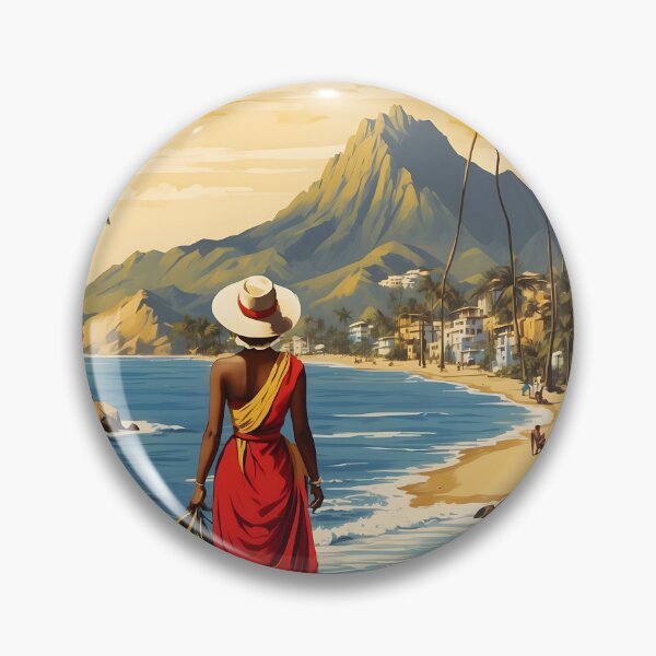 Item preview, Santa Marta Colombia Retro Vintage Poster Tourism  designed and sold by TravelersGems.