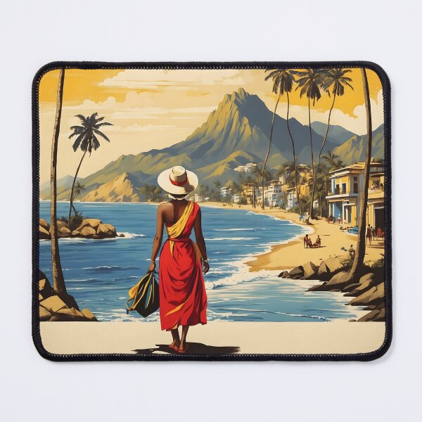 Item preview, Santa Marta Colombia Retro Vintage Poster Tourism  designed and sold by TravelersGems.