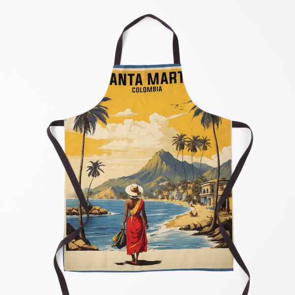 Item preview, Santa Marta Colombia Retro Vintage Poster Tourism designed and sold by TravelersGems.