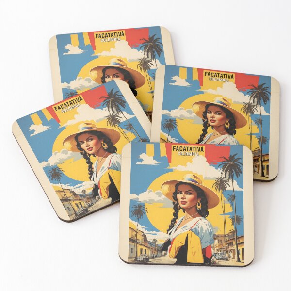 Item preview, Facatativa Colombia Retro Vintage Poster Tourism  designed and sold by TravelersGems.
