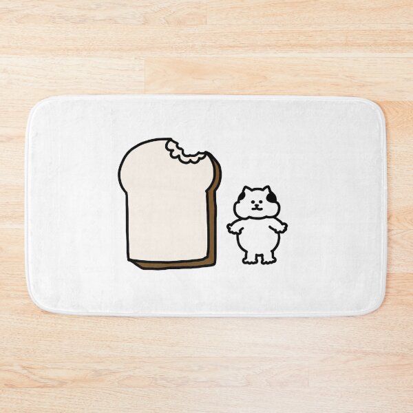 Item preview, a Cat and bread designed and sold by superbaechoo.