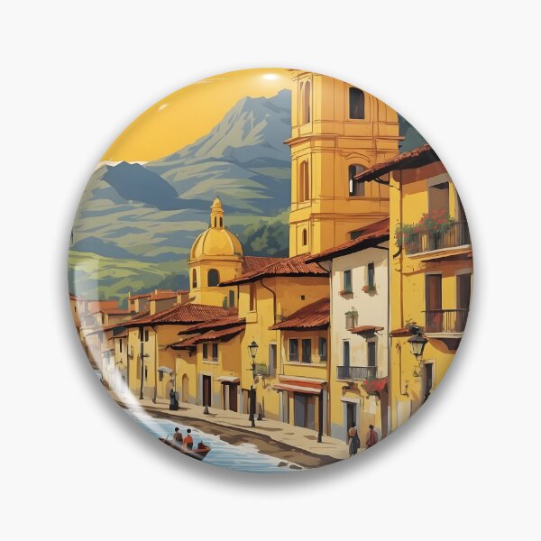 Item preview, Florencia Colombia Retro Vintage Poster Tourism  designed and sold by TravelersGems.