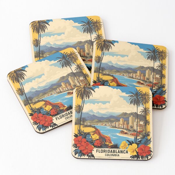 Item preview, Floridablanca Colombia Colombia Retro Vintage Poster Tourism  designed and sold by TravelersGems.
