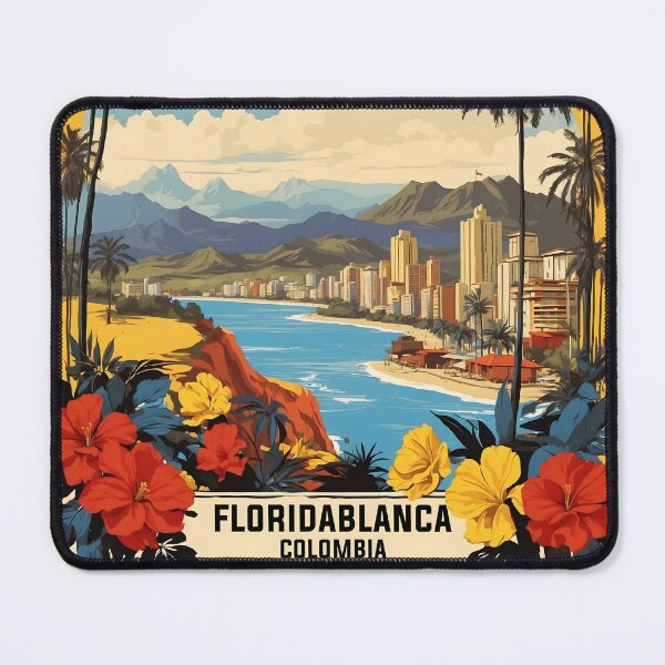 Item preview, Floridablanca Colombia Colombia Retro Vintage Poster Tourism designed and sold by TravelersGems.