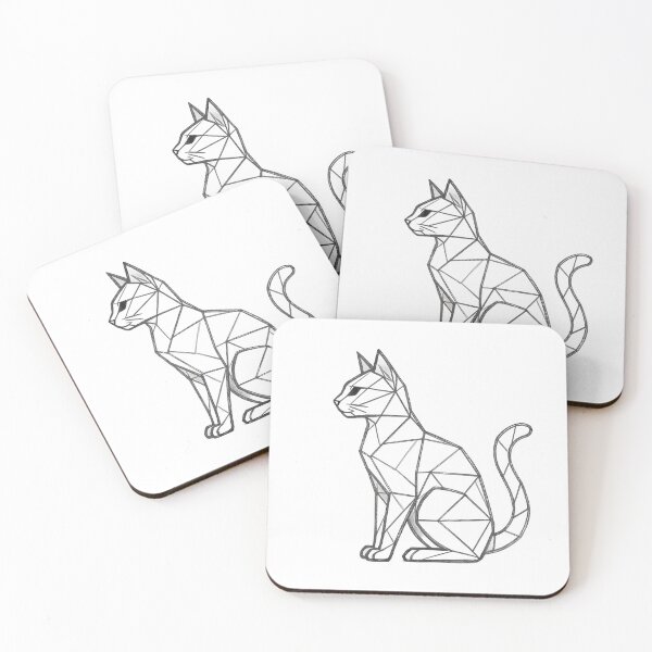 Item preview, Geometrical cat designed and sold by StopShopHop.