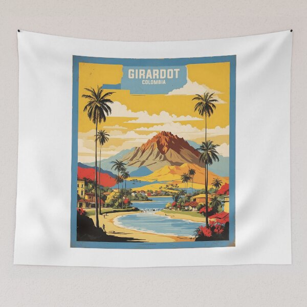 Item preview, Girardot Colombia Retro Vintage Poster Tourism  designed and sold by TravelersGems.